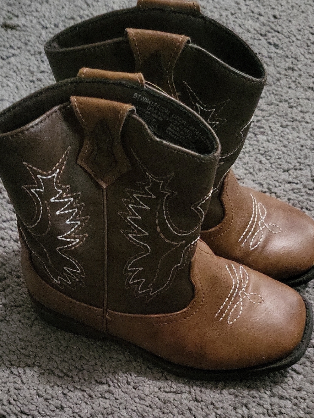 Kids Brown Cowboy Boots - Classic Western Style